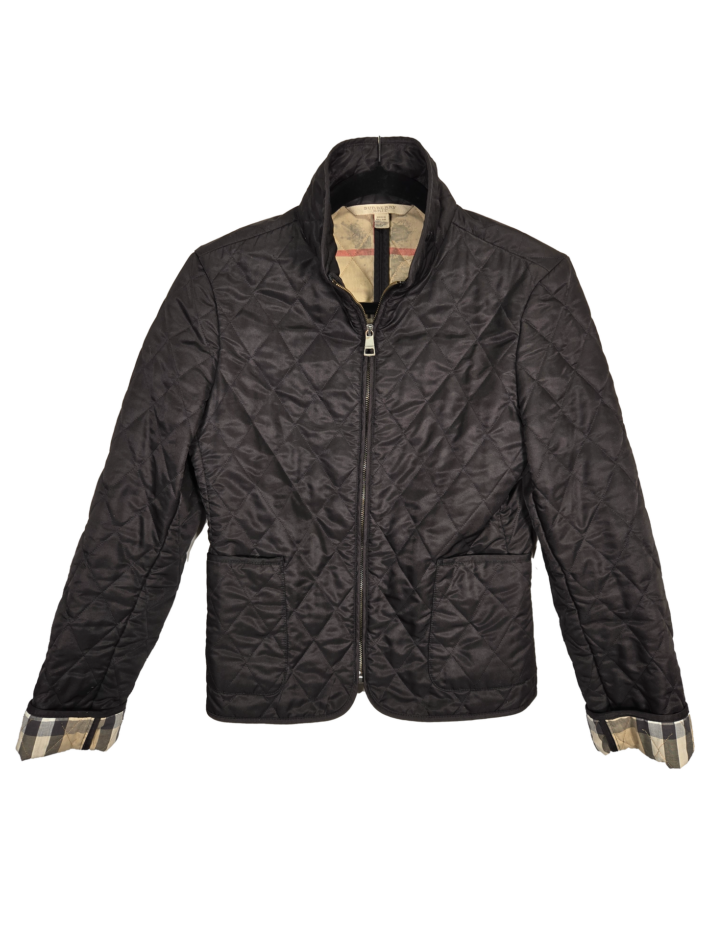 Burberry Brit Diamond Quilted Nova Check Jacket