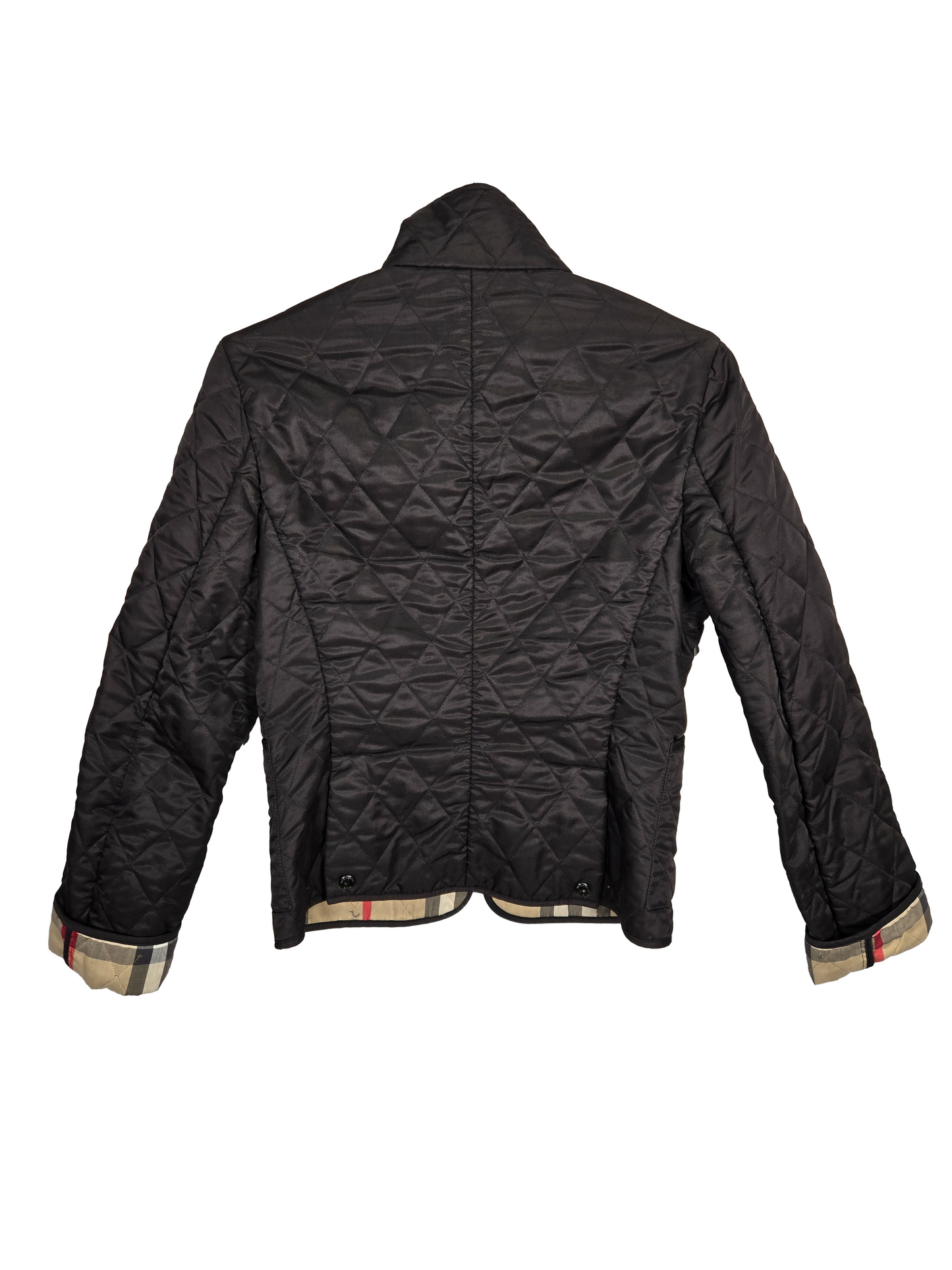 Burberry Brit Diamond Quilted Nova Check Jacket
