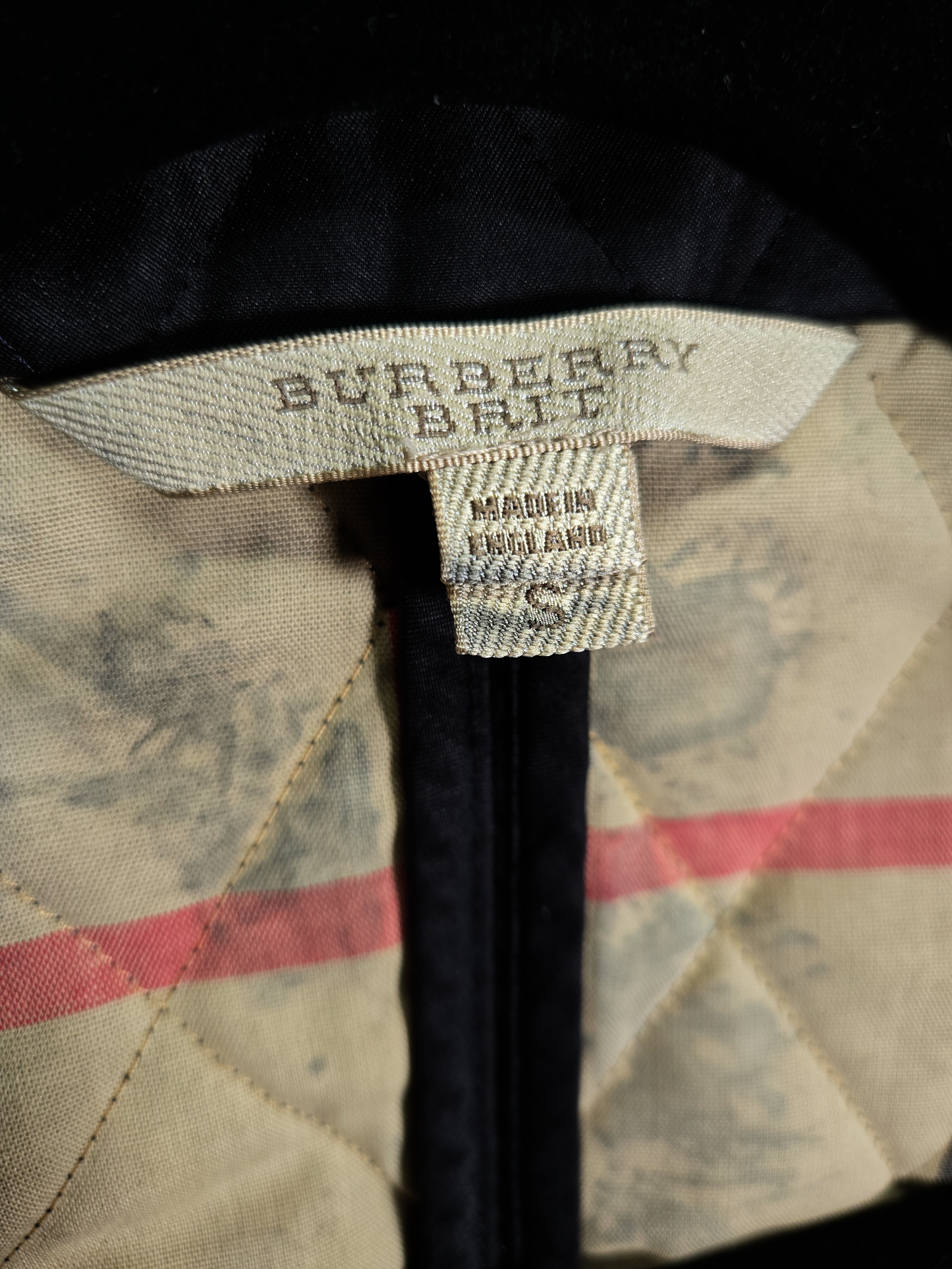 Burberry Brit Diamond Quilted Nova Check Jacket